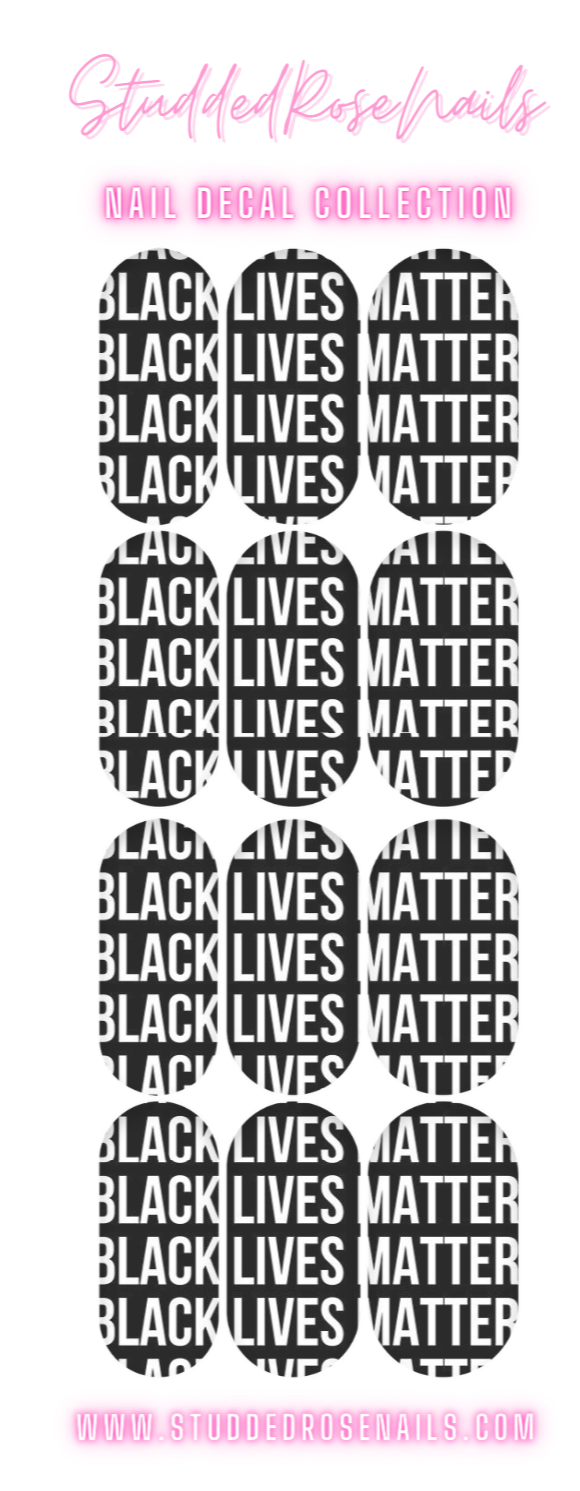 Black Lives Matter | Water Decals