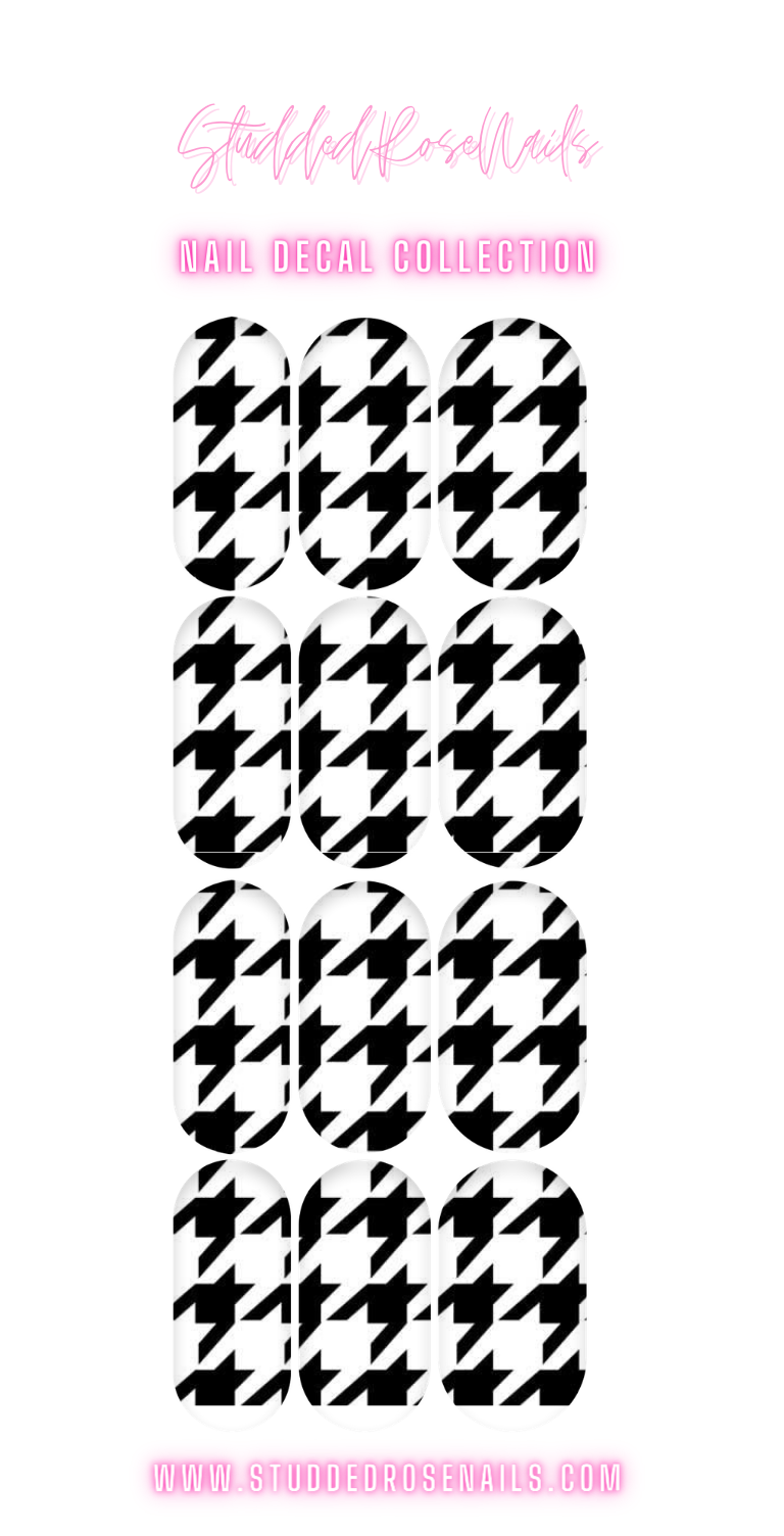 Houndstooth | Nail Decals