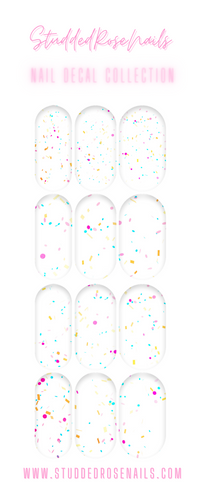 Confetti Party | Water Decals